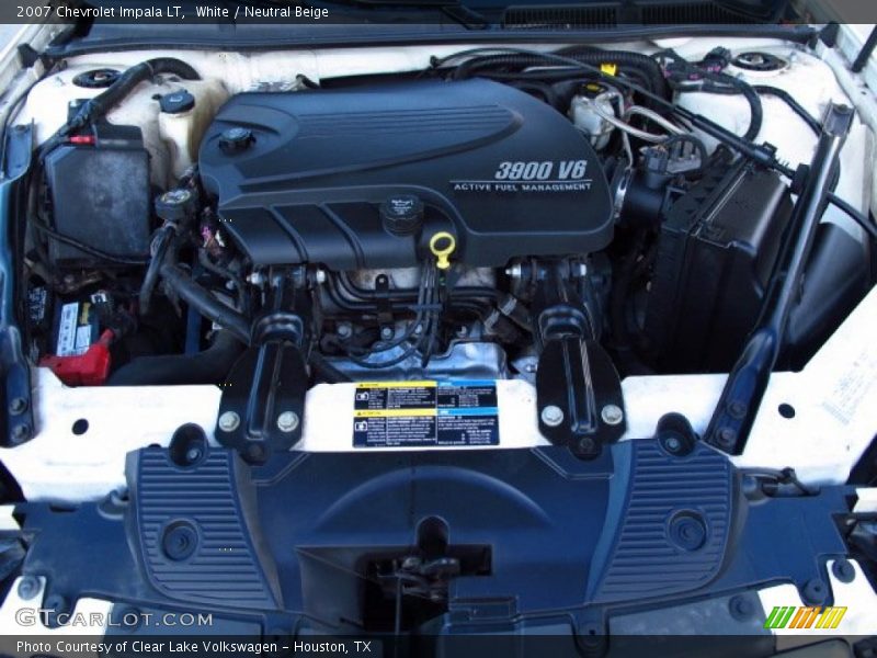 White / Neutral Beige 2007 Chevrolet Impala LT