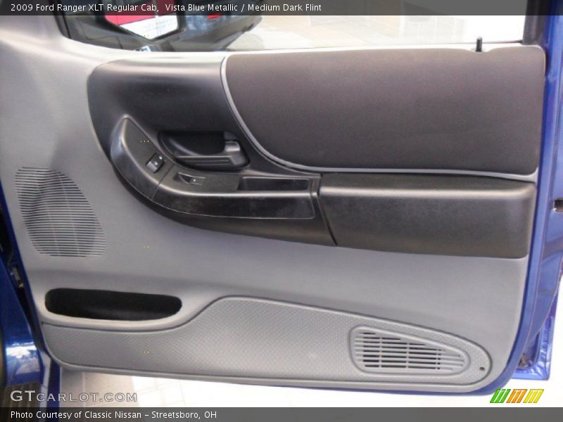Vista Blue Metallic / Medium Dark Flint 2009 Ford Ranger XLT Regular Cab