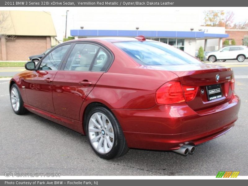 Vermillion Red Metallic / Oyster/Black Dakota Leather 2011 BMW 3 Series 328i xDrive Sedan
