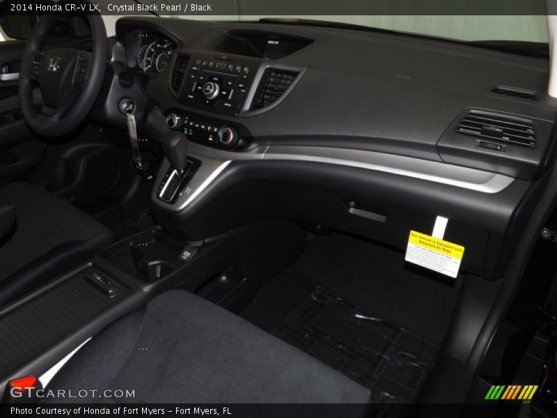 Crystal Black Pearl / Black 2014 Honda CR-V LX