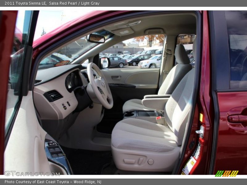 Salsa Red Pearl / Light Gray 2011 Toyota Sienna LE