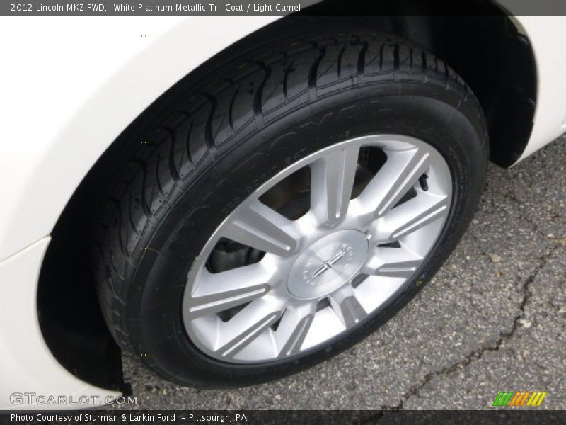 White Platinum Metallic Tri-Coat / Light Camel 2012 Lincoln MKZ FWD