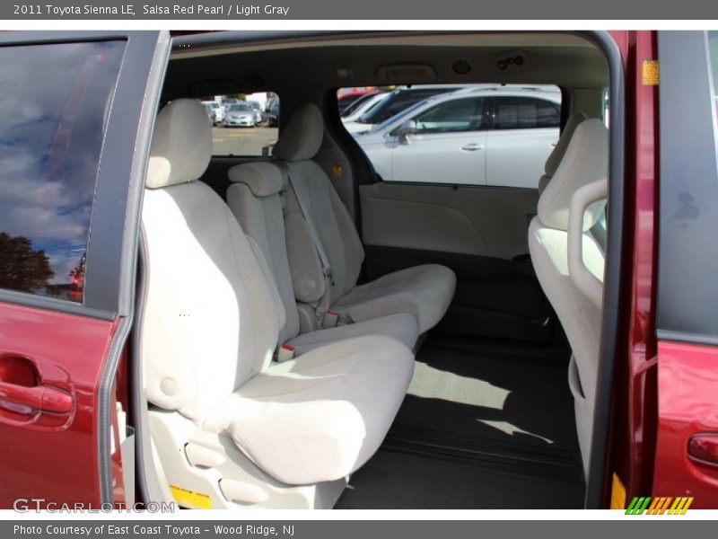 Salsa Red Pearl / Light Gray 2011 Toyota Sienna LE
