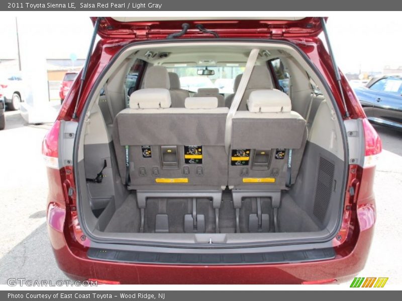 Salsa Red Pearl / Light Gray 2011 Toyota Sienna LE