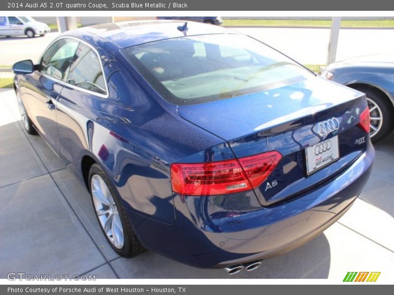 Scuba Blue Metallic / Black 2014 Audi A5 2.0T quattro Coupe