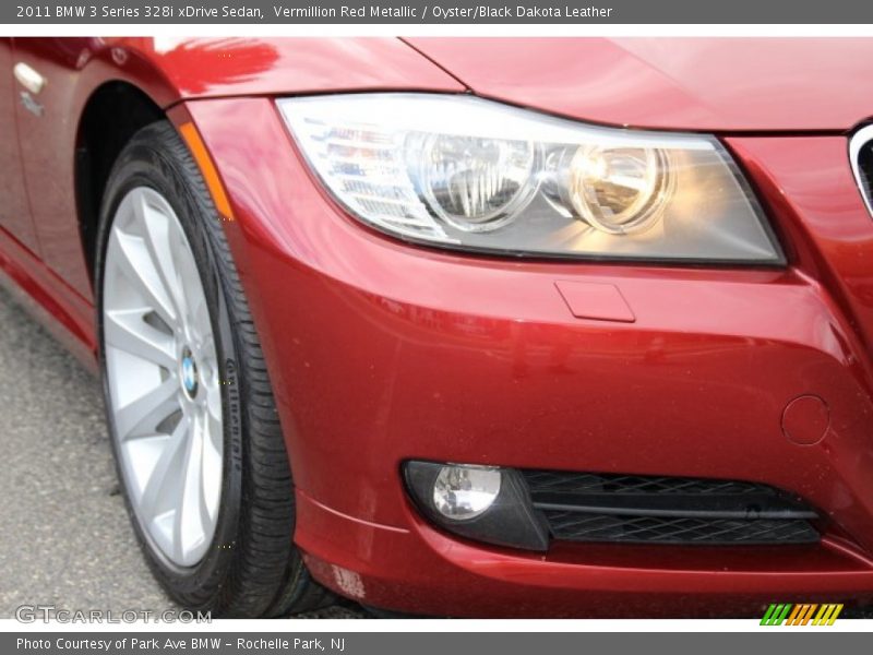 Vermillion Red Metallic / Oyster/Black Dakota Leather 2011 BMW 3 Series 328i xDrive Sedan