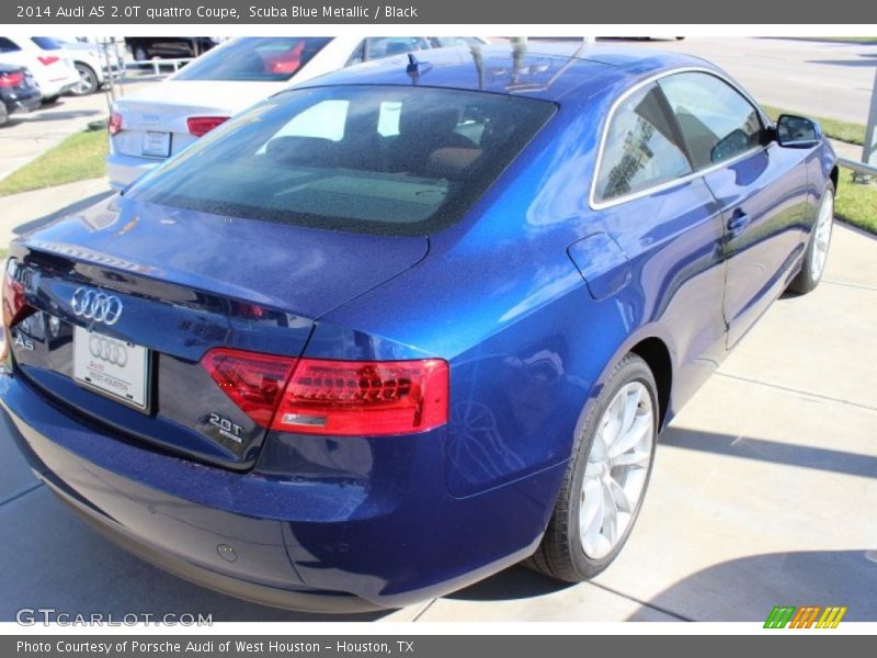 Scuba Blue Metallic / Black 2014 Audi A5 2.0T quattro Coupe