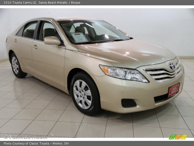 Sandy Beach Metallic / Bisque 2010 Toyota Camry LE