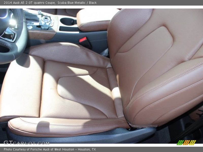 Scuba Blue Metallic / Black 2014 Audi A5 2.0T quattro Coupe