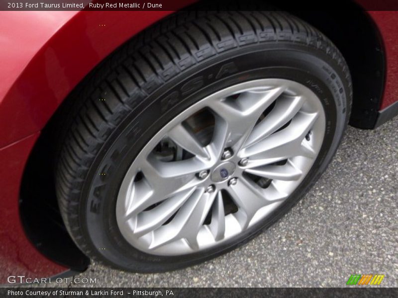 Ruby Red Metallic / Dune 2013 Ford Taurus Limited