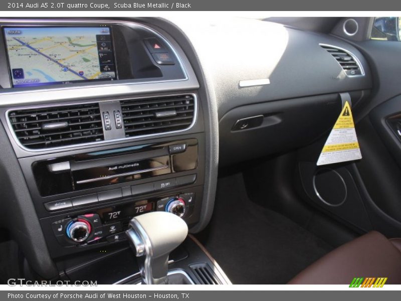 Scuba Blue Metallic / Black 2014 Audi A5 2.0T quattro Coupe