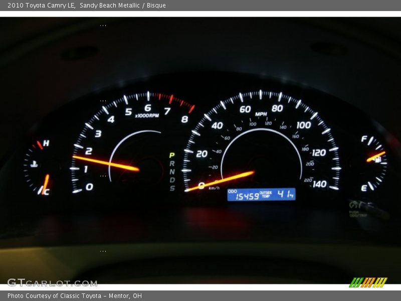 Sandy Beach Metallic / Bisque 2010 Toyota Camry LE