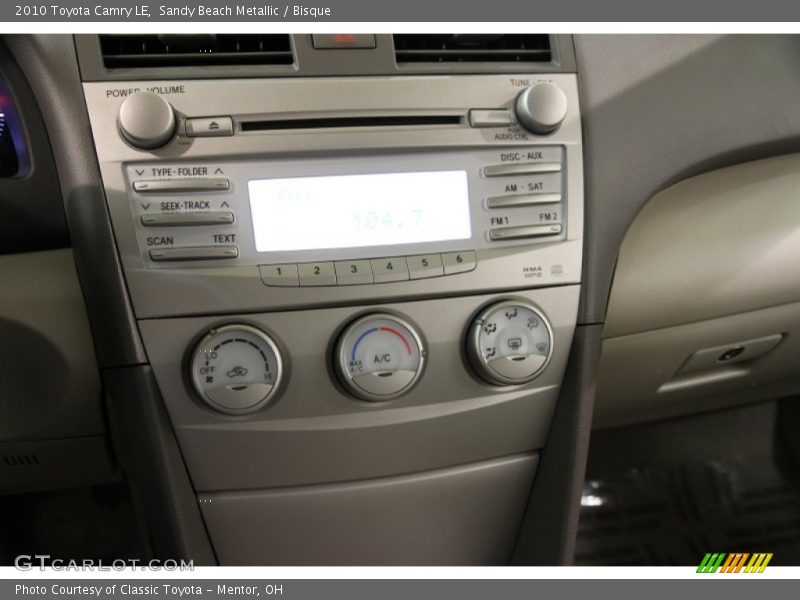 Sandy Beach Metallic / Bisque 2010 Toyota Camry LE