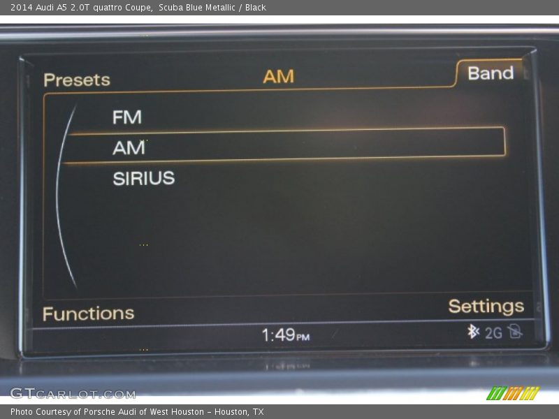 Scuba Blue Metallic / Black 2014 Audi A5 2.0T quattro Coupe