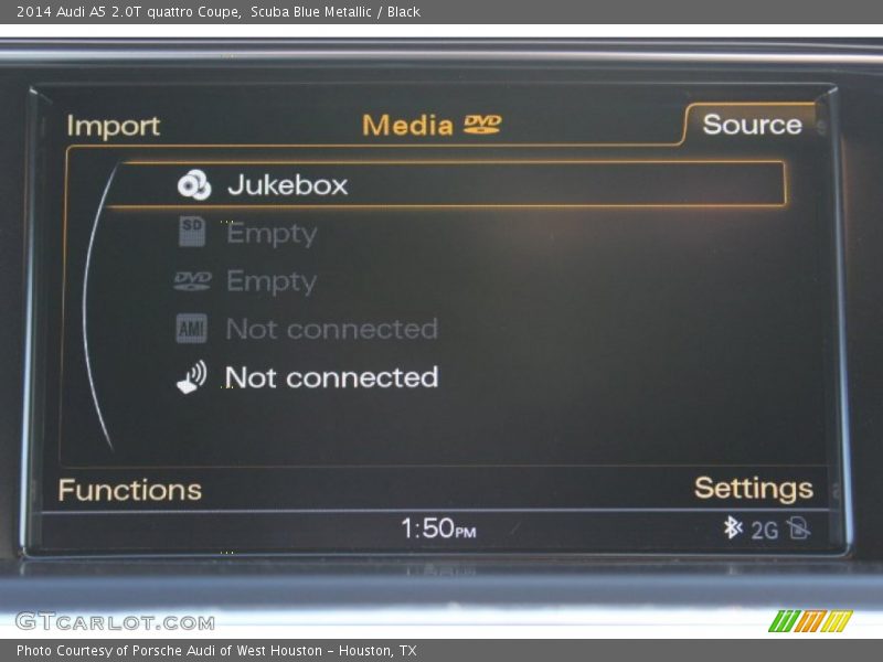 Scuba Blue Metallic / Black 2014 Audi A5 2.0T quattro Coupe