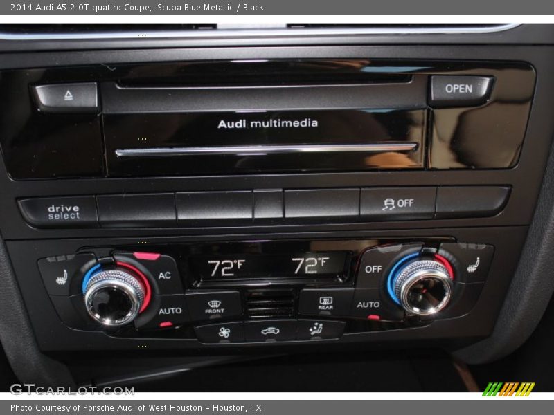 Scuba Blue Metallic / Black 2014 Audi A5 2.0T quattro Coupe