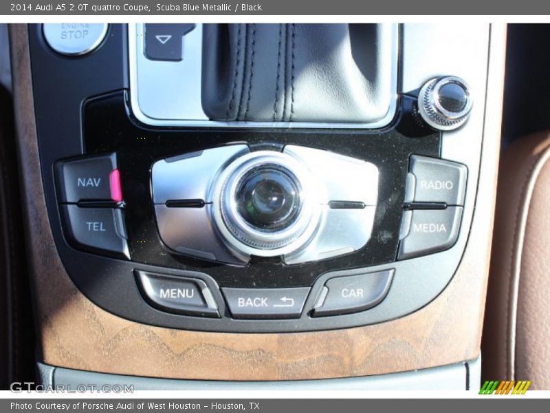 Scuba Blue Metallic / Black 2014 Audi A5 2.0T quattro Coupe