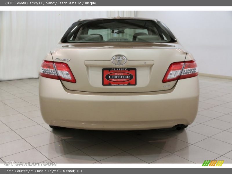 Sandy Beach Metallic / Bisque 2010 Toyota Camry LE