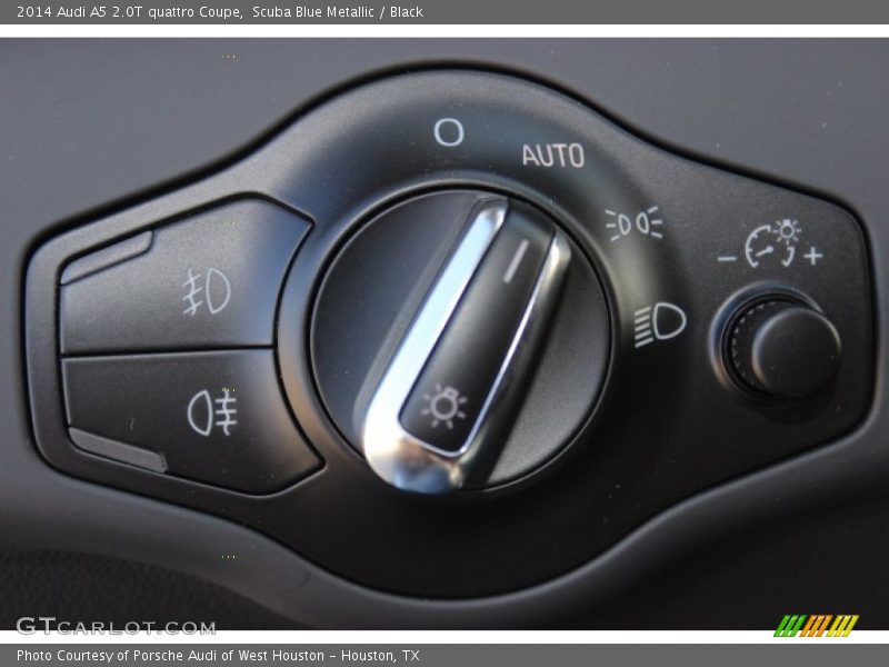 Scuba Blue Metallic / Black 2014 Audi A5 2.0T quattro Coupe