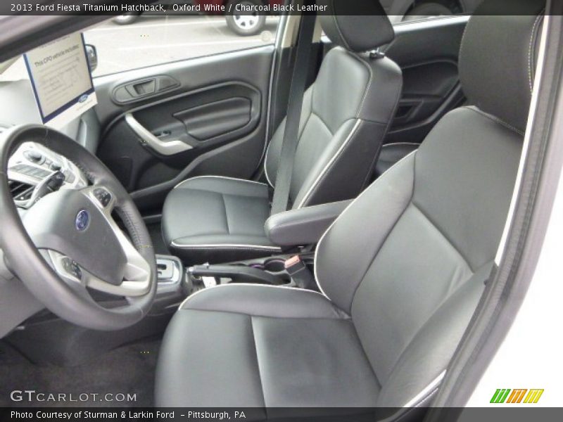 Front Seat of 2013 Fiesta Titanium Hatchback