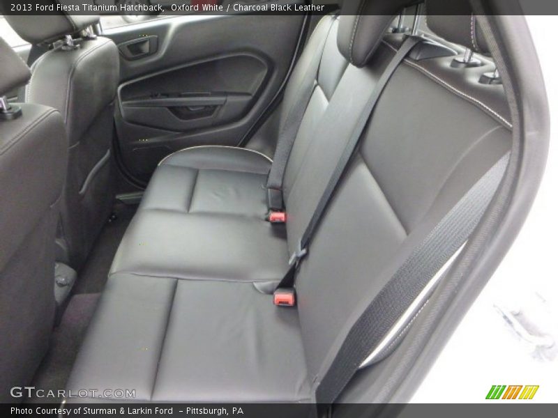Rear Seat of 2013 Fiesta Titanium Hatchback