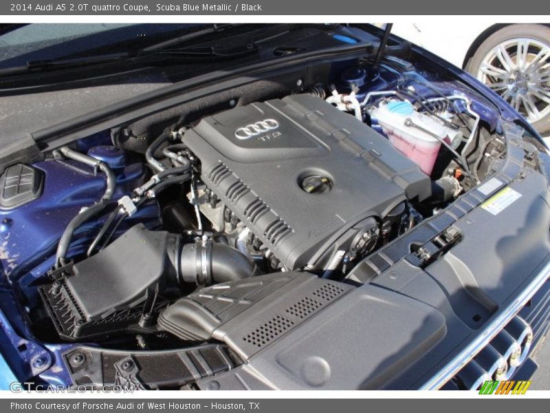 Scuba Blue Metallic / Black 2014 Audi A5 2.0T quattro Coupe