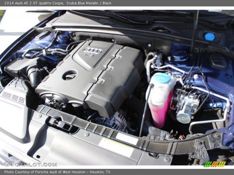 Scuba Blue Metallic / Black 2014 Audi A5 2.0T quattro Coupe