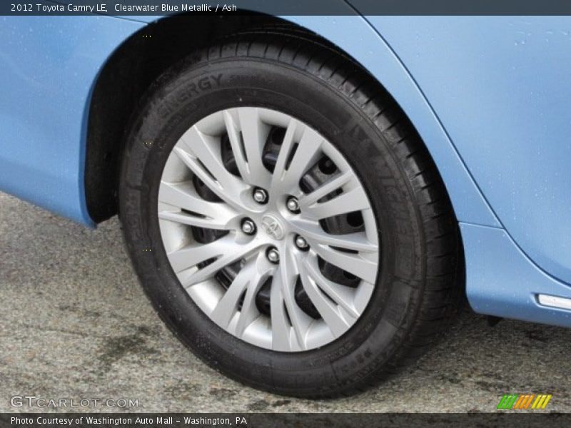 Clearwater Blue Metallic / Ash 2012 Toyota Camry LE