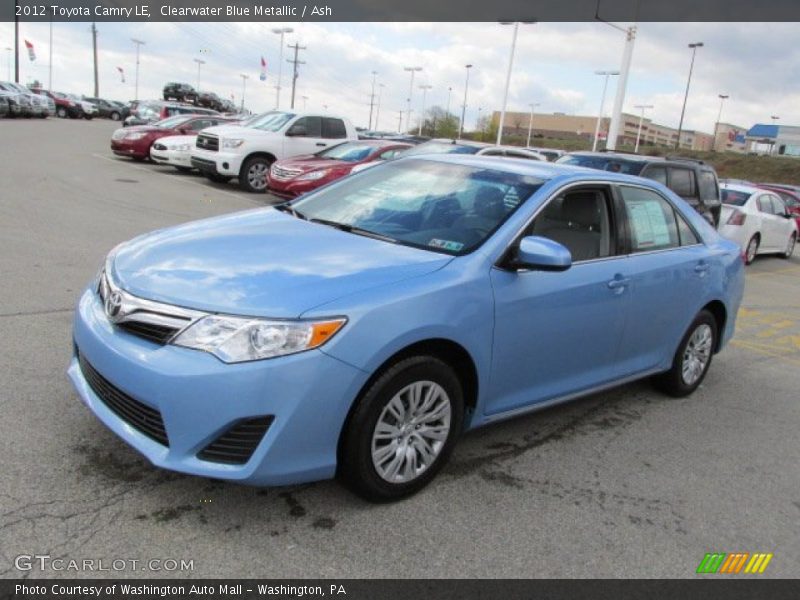 Clearwater Blue Metallic / Ash 2012 Toyota Camry LE