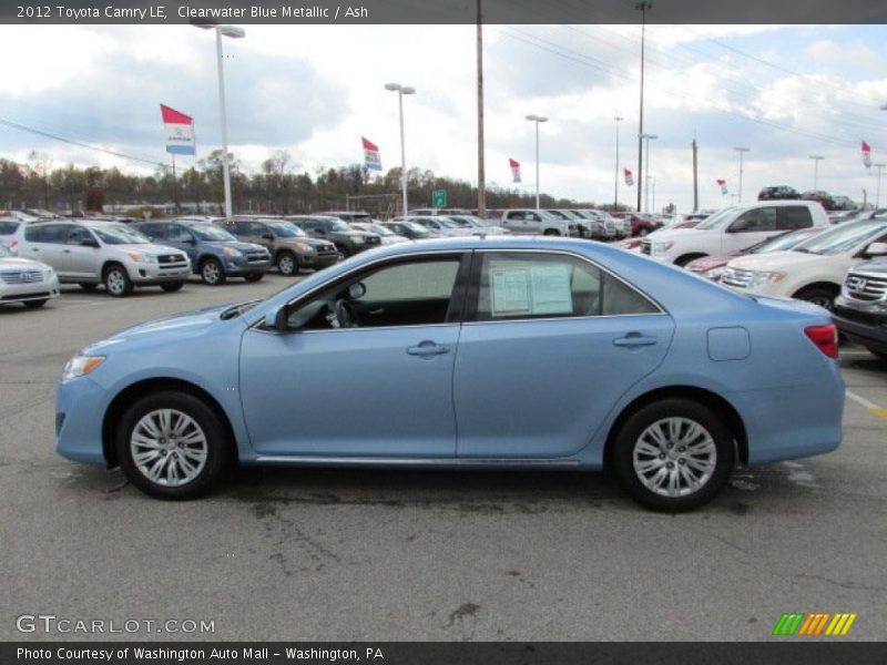 Clearwater Blue Metallic / Ash 2012 Toyota Camry LE