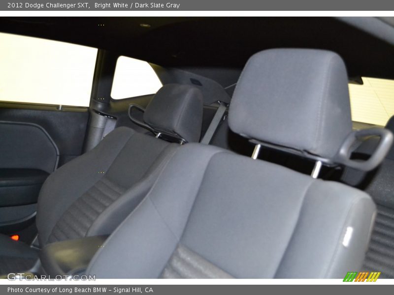 Bright White / Dark Slate Gray 2012 Dodge Challenger SXT