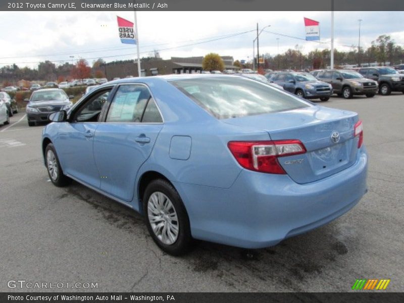 Clearwater Blue Metallic / Ash 2012 Toyota Camry LE