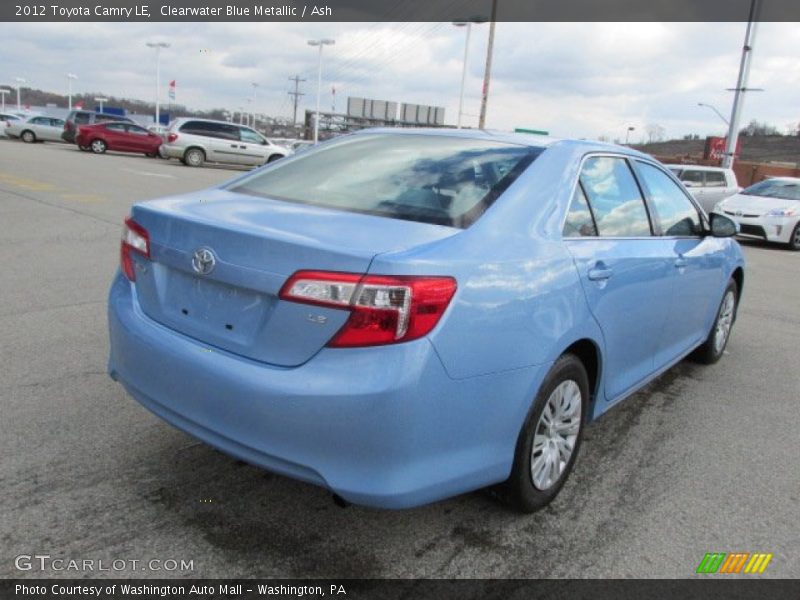 Clearwater Blue Metallic / Ash 2012 Toyota Camry LE