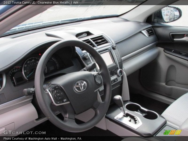 Clearwater Blue Metallic / Ash 2012 Toyota Camry LE