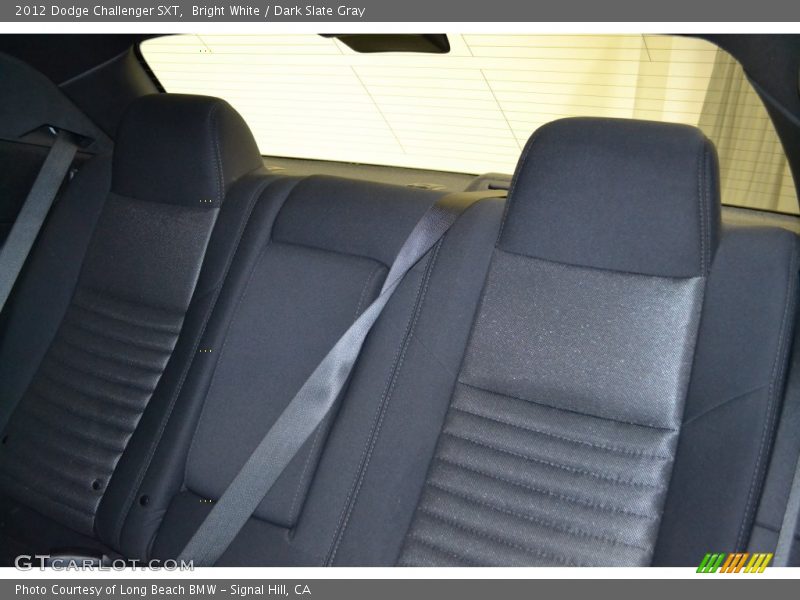 Bright White / Dark Slate Gray 2012 Dodge Challenger SXT
