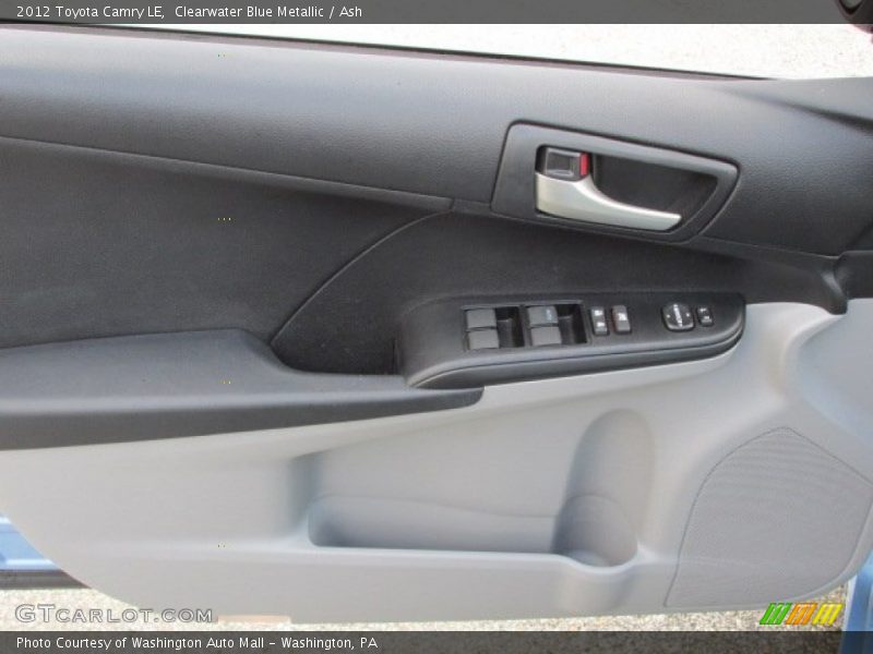Clearwater Blue Metallic / Ash 2012 Toyota Camry LE