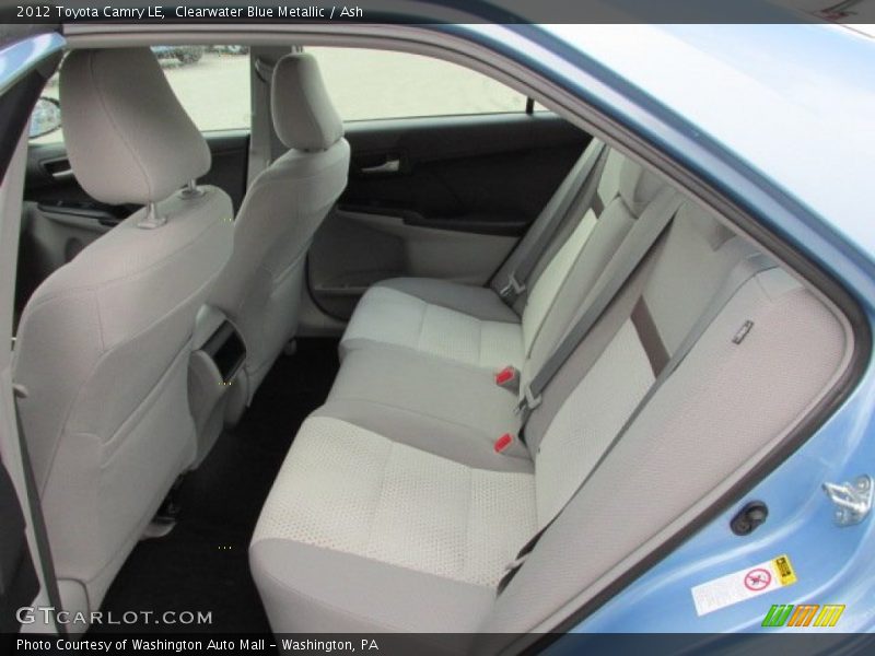 Clearwater Blue Metallic / Ash 2012 Toyota Camry LE