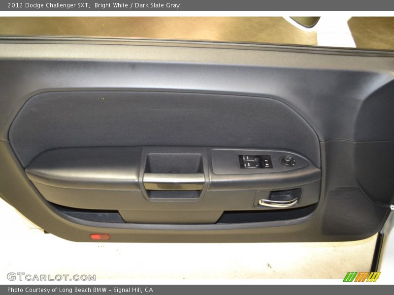 Bright White / Dark Slate Gray 2012 Dodge Challenger SXT