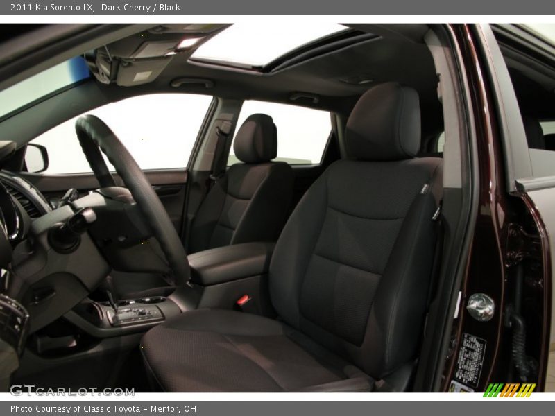Dark Cherry / Black 2011 Kia Sorento LX