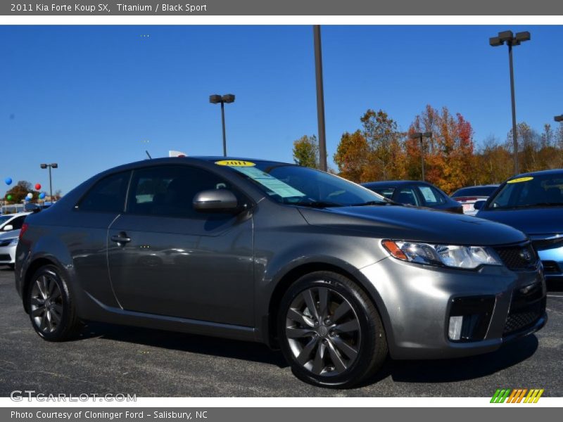 Titanium / Black Sport 2011 Kia Forte Koup SX