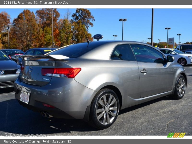 Titanium / Black Sport 2011 Kia Forte Koup SX