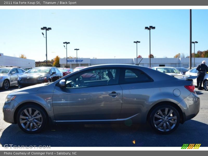 Titanium / Black Sport 2011 Kia Forte Koup SX