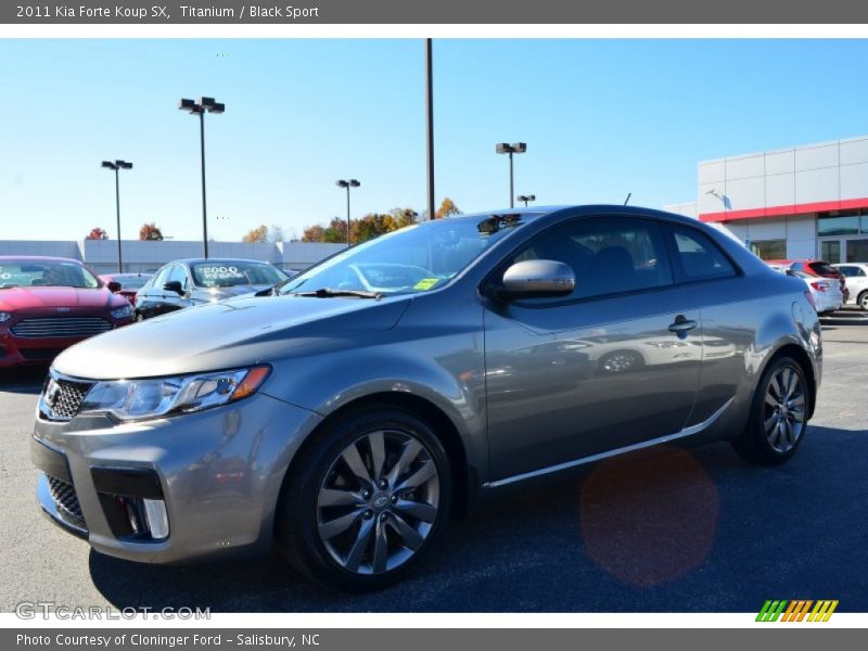 Titanium / Black Sport 2011 Kia Forte Koup SX
