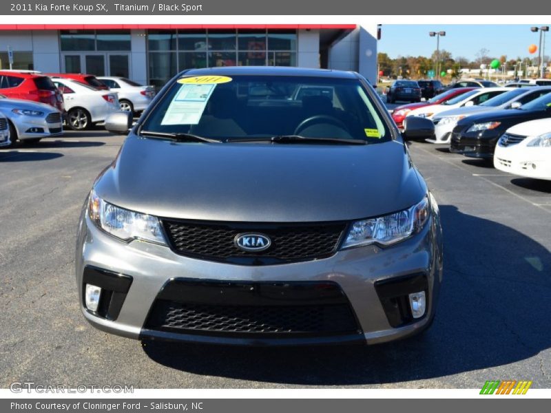 Titanium / Black Sport 2011 Kia Forte Koup SX