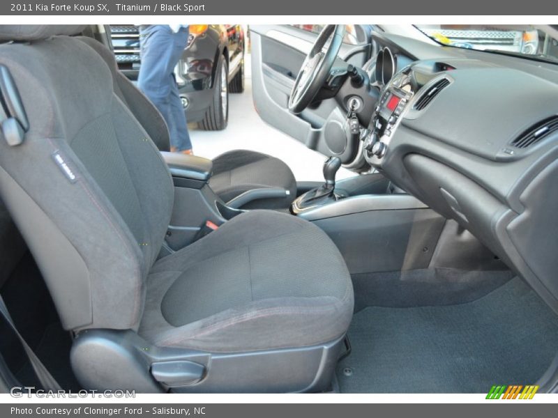 Titanium / Black Sport 2011 Kia Forte Koup SX