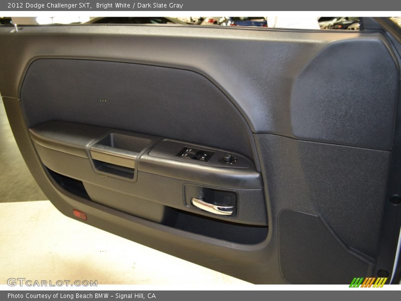 Bright White / Dark Slate Gray 2012 Dodge Challenger SXT