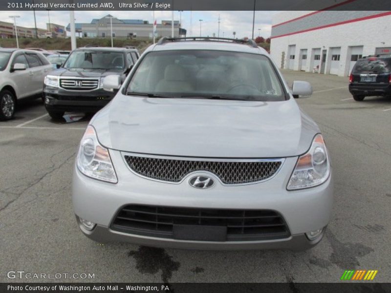 Ultra Silver / Beige 2011 Hyundai Veracruz Limited AWD