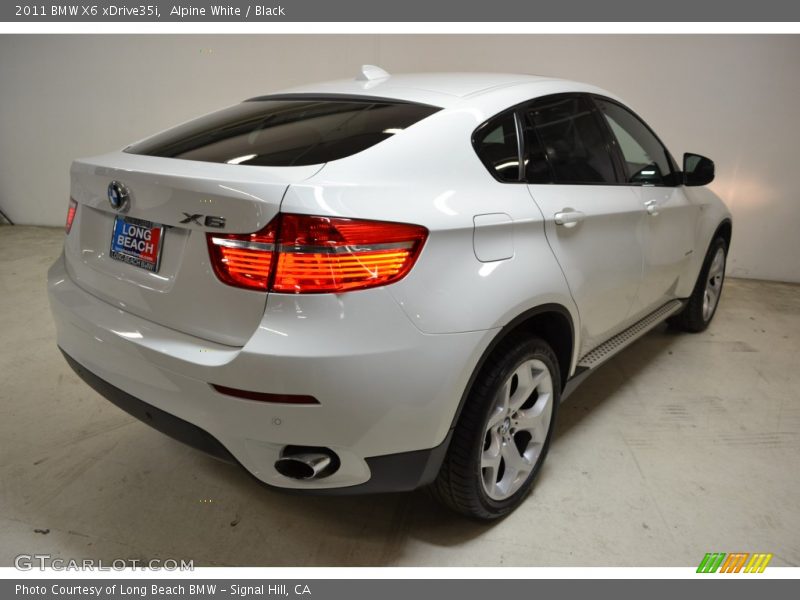 Alpine White / Black 2011 BMW X6 xDrive35i