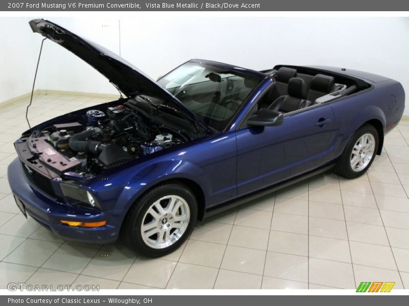  2007 Mustang V6 Premium Convertible Vista Blue Metallic