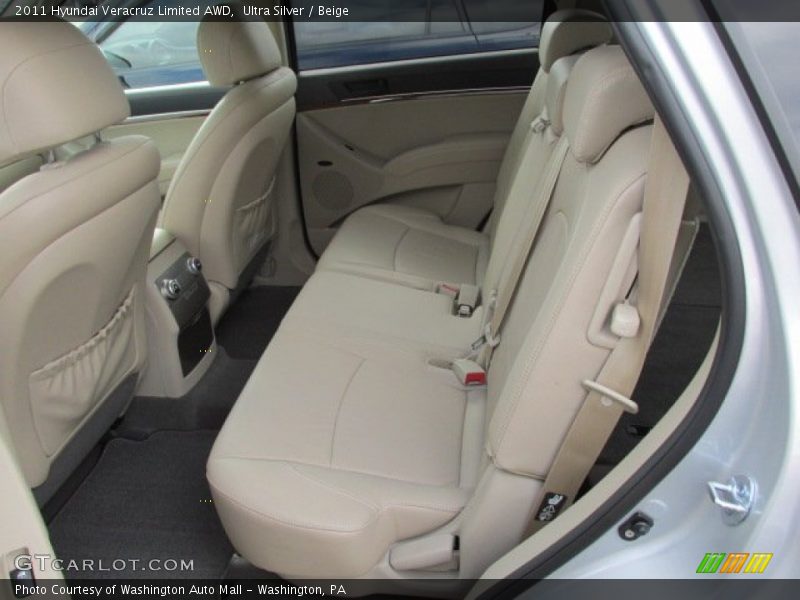 Ultra Silver / Beige 2011 Hyundai Veracruz Limited AWD